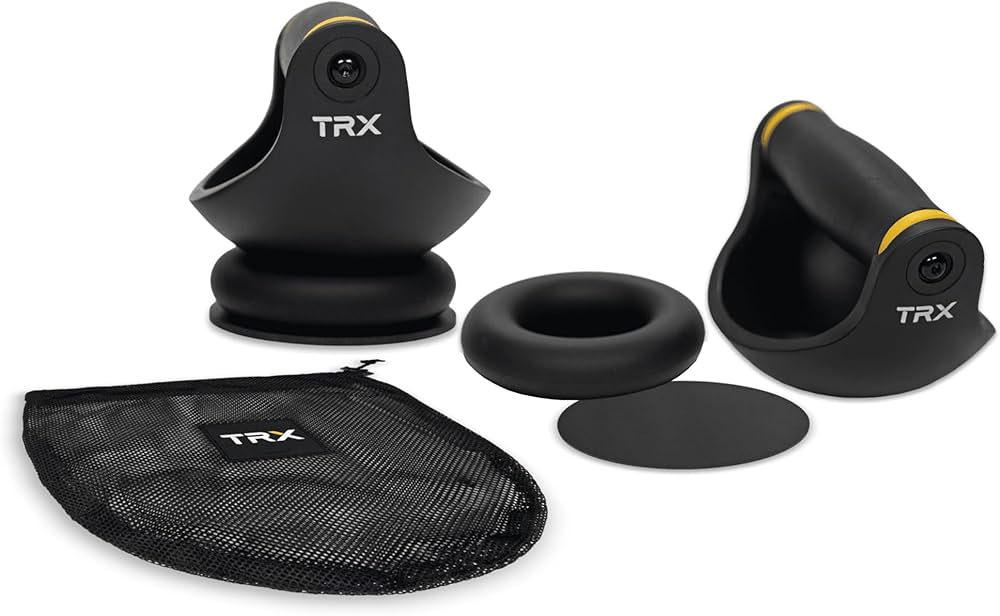 TRX Push-It – Push-up Handles for Strength Training, Home Gym Workouts, Core & Upper Body Exercise Equipment, Ergonomic Push-Up Stands for Chest, Arms & Abs Training
