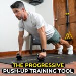TRX Push-It – Push-up Handles for Strength Training, Home Gym Workouts, Core & Upper Body Exercise Equipment, Ergonomic Push-Up Stands for Chest, Arms & Abs Training