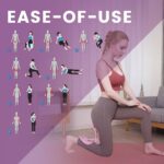 35LB Fixed-Resistance Inner Thigh Exerciser + 39LB Fabric Resistance Band | Balanced Center-of-Gravity Hip & Leg Trainer Kit for Men & Women | Portable Home Gym Lower Body Workout Equipment