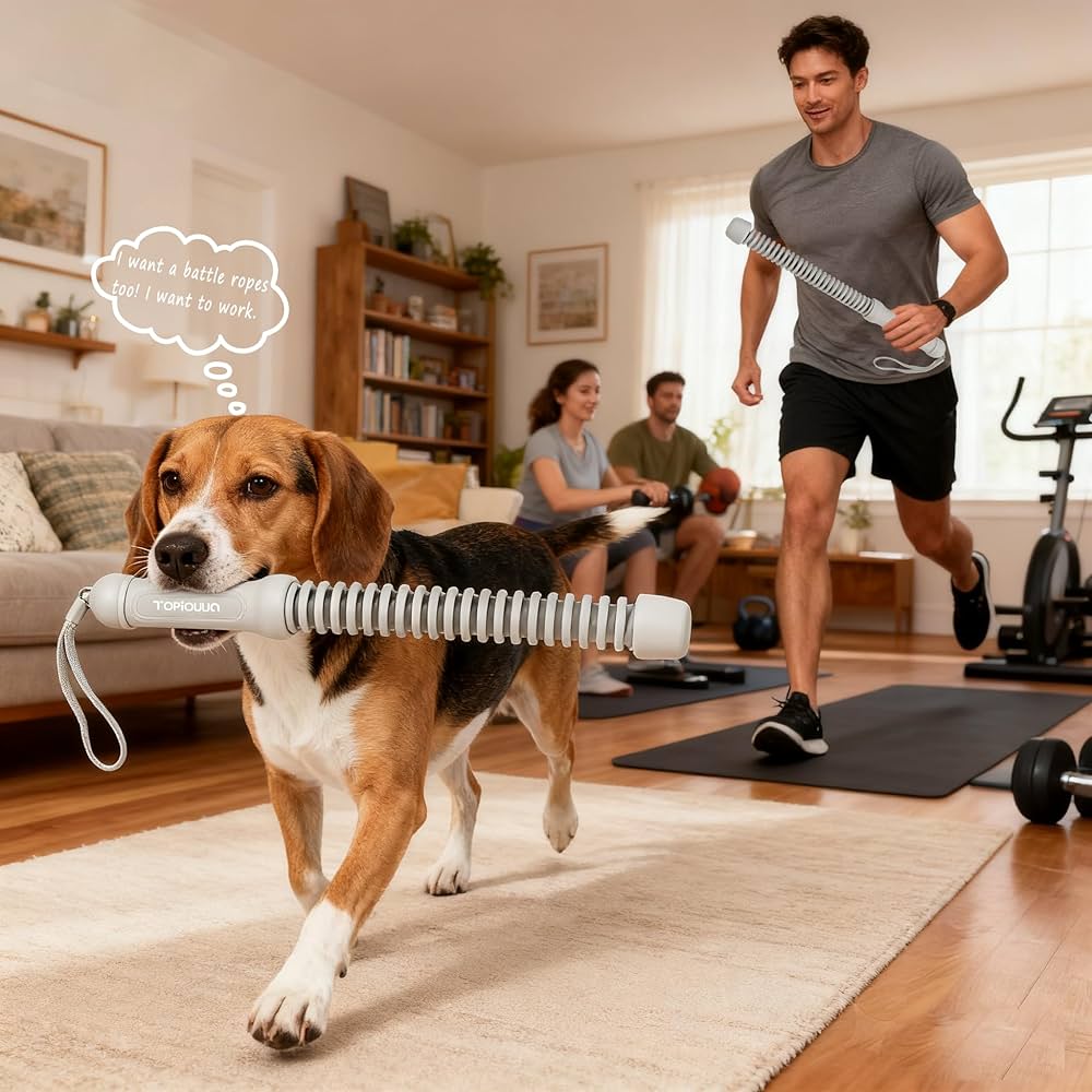 Ropeless Battle Rope – HIIT Weight Training, Multi-functional Home and Travel Exercise Equipment, Unisex Exercise Training Battle Rope Fitness Equipment with Anti-slip Tape