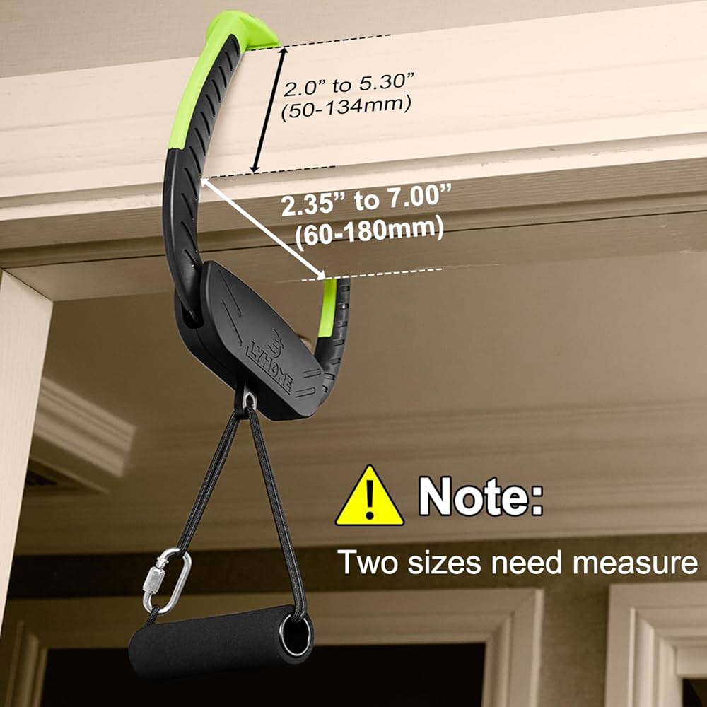 Portable Pull Up Bar for Doorway,Adjustable Home Gym Equipment, No Screws Installation, 250lbs Weight Capacity, Dual Handle Design for Pull-Ups,Chin-Up Core Training