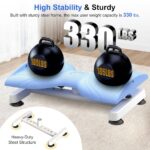 KESHWELL Ab Machine,Waist Twist Machine Exercise,Waist Trainer For Women,Noiseless Ab Exercise Twist Board For Weight Loss&Waist Slim,330 Lbs Capacity At Home Workout Equipment.