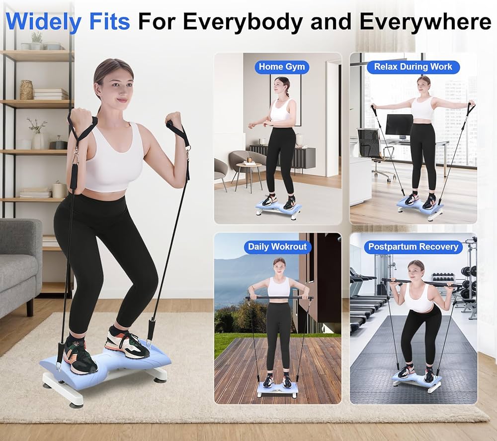 KESHWELL Ab Machine,Waist Twist Machine Exercise,Waist Trainer For Women,Noiseless Ab Exercise Twist Board For Weight Loss&Waist Slim,330 Lbs Capacity At Home Workout Equipment.