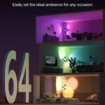 Govee Tree Floor Lamp for Bedroom, 3 Rotatable Lights Compatible with SmartThings, Alexa, and Matter, LED Black Modern Standing Lamp with Adjustable Focus, Music Sync for Living Room, Home Decor