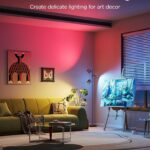 Govee Tree Floor Lamp for Bedroom, 3 Rotatable Lights Compatible with SmartThings, Alexa, and Matter, LED Black Modern Standing Lamp with Adjustable Focus, Music Sync for Living Room, Home Decor