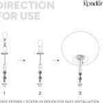 RONDURE 12.5″ Modern Ceramic Table Lamp, Fully Dimmable Modern Bedside Lamps for Bedroom, Living Room and Nightstand, White Translucent Ceramic Shade, Warm Ambient Lighting, Corded, Bulb IncludedI’m