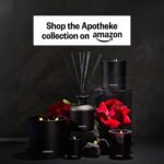 Apotheke Signature Scented Candles for Home, Charcoal – 10.5 oz – Soy Wax, Non Toxic, Large Jar Black – Luxury Candle Gifts for Women & Men – Cedarwood, Sandalwood, Oud, and Amber