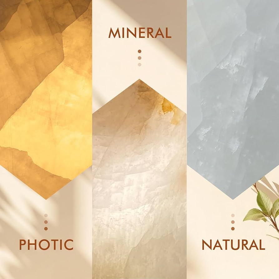 Artsolute Handcrafted Solid Stone Lamp Carved from Natural Calcite, Unique Crystal Texture, Dimmable Small Table Lamp for Bedside, Accent, Pentagon White