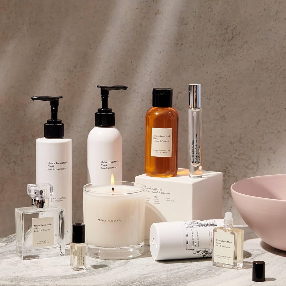 Maison Louis Marie – No.04 Bois de Balincourt Soy Wax Candle | Luxury Fragrance​s​ for a Modern World (8.5 oz | 240 g)
