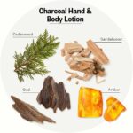 APOTHEKE Scented Hand & Body Lotion, Charcoal – 10 Fl Oz Nourishing Body Moisturizer Cream for Dry Skin – Gentle Daily Skincare for Men & Women with Natural Ingredients, All Skin Types