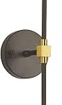 2 Lights Bathroom Wall Sconce Vanity Modern Industrial Wall Lamp Pole Wall Mount Lighting Fixture（Gold/Black Color）