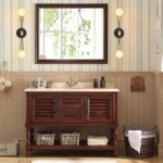 2 Lights Bathroom Wall Sconce Vanity Modern Industrial Wall Lamp Pole Wall Mount Lighting Fixture（Gold/Black Color）