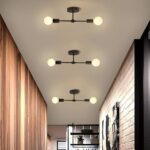 2-Lights Matte Black Bathroom Vanity Wall Sconce Modern Industrial Wall Lamp Pole Wall Mount Lighting Fixture（Black Color）