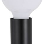 2-Lights Matte Black Bathroom Vanity Wall Sconce Modern Industrial Wall Lamp Pole Wall Mount Lighting Fixture（Black Color）