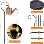 Solar Watering Can Light – Solar Yard Decorations Outdoor,Garden Decor Lights for Yard,IP65 Waterproof Hanging Lantern Lights,Outside Garden Flower Bed Decor Light for Moms Birthday