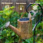 Solar Watering Can Light – Solar Yard Decorations Outdoor,Garden Decor Lights for Yard,IP65 Waterproof Hanging Lantern Lights,Outside Garden Flower Bed Decor Light for Moms Birthday