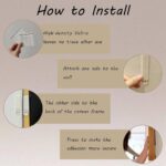 Black Gold Framed Tree of Life Canvas Wall Art Starry sky reflection Pictures Wall Decor Modern Abstract Poster Print Artwork for Living Room Yoga Room Hotel Bedroom Home Decoration 12x16in