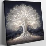 Tree of Life Canvas Wall Art Abstract Myth Tree of Life Painting Picture Wall Decor spiritual office Poster Print Artwork for the Living room office meditation room bedroom hotel Home Decoration