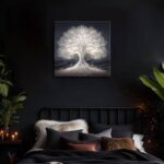 Tree of Life Canvas Wall Art Abstract Myth Tree of Life Painting Picture Wall Decor spiritual office Poster Print Artwork for the Living room office meditation room bedroom hotel Home Decoration