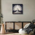 Tree of Life Canvas Wall Art Abstract Myth Tree of Life Painting Picture Wall Decor spiritual office Poster Print Artwork for the Living room office meditation room bedroom hotel Home Decoration