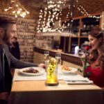 Artificial Sunflower in Glass Dome Enchanted Sunflower with LED Light Preserved Flowers Flower Dome for Day Mothers Day Valentines Birthday, Yellow