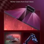 Govee Envisual TV LED Backlight T2 with Dual Cameras, 11.8ft RGBIC Wi-Fi LED Strip Lights for 55-65 inch TVs, Double Strip Light Beads, for Home Decorations, Smart App Control, Music Sync