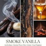 HomeLights Large jar Candle | 1-Wick Long-Lasting Scented Candles, 6.7oz Natural Soy Wax Candle for Home Scented, Industrial Chic Gifts for Women & Men, Smoke Vanilla