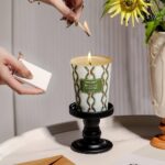 HomeLights 1-Wick Candles for Home Scented – 6.7oz Soy Wax Blend Candle Long-Lasting Fragrance, Rustic Modern Home Decor and Housewarming Gifts, Holiday Cookies