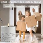 Freejac House Warming Gifts New Home Housewarming Gift for Women Men Friend New Home Gift Ideas New Homeowner Gifts House Warming Decoration Party Decor Porcelain Ceramics Scented Candle