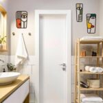 Pinetree Art Abstract Face Metal Wall Art Picasso Cubism-Inspired Wall Decor Modern Minimalism Line Mask Wall Sculpture for Home Office Living Room (Face C)