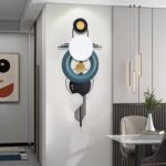 Modern Metal Wall Decor,Geometric Circle Contemporary Home Decor, Large 42x 16 Inches Metal Wall Sculpture,Handmade Wall Hanging Wall Decor for Living Room/Dinning Room/Bedroom/Entryway/Hallways