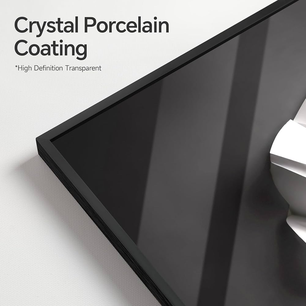 Large Framed Modern Black and White Wall Art for Living Room, Set of 2 Abstract Geometric Print Paintings Decor, Luxury Bright Style Artwork Pictures for Bedroom Dining Room Hallway 24×36 Inch