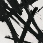 Large Framed Modern Black and White Wall Art, 2 Piece Minimalist Abstract Line Print Paintings, Bright Style Pictures Artwork Decor for Living Room Bedroom Dining Room Hallway 24×36 Inch