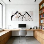 RZIGERNO 3 Pcs Abstract Line Wall Art Modern Minimalist Framed Canvas Prints 12×16 Inch Neutral Black and Beige Wall Decor Posters for Living Room Bedroom Office