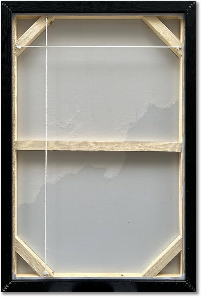 NANKAI Art Hand-Painted Black and White Texture Minimalist Oil Painting 36×24 inch Modern Abstract Art Home Office Wall Decorative Art Oil Painting (with Solid Wood Exterior Frame)