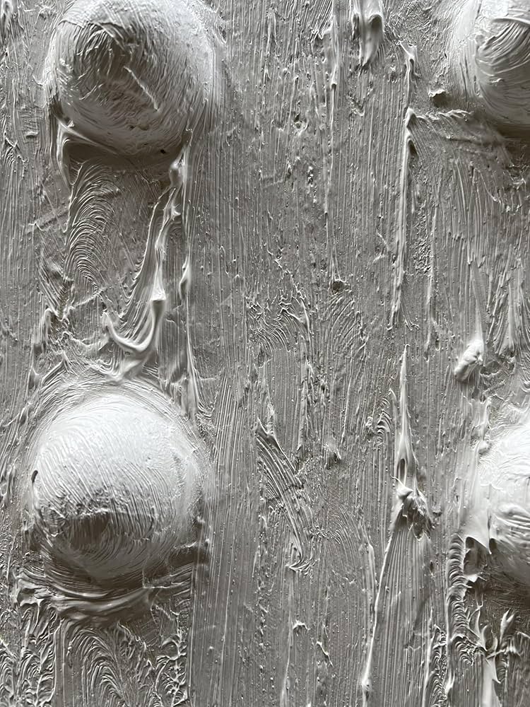 NANKAI Art Hand-Painted Black and White Abstract Art Oil Painting 36×24 inch Contemporary Minimalist Art Home Wall Decoration Painting