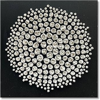 Art Abstract Oil Painting Modern Art Oil on Canvas Wall Art Deco 24×24 inches, Black and White