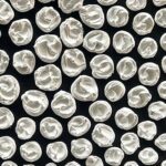 Art Abstract Oil Painting Modern Art Oil on Canvas Wall Art Deco 24×24 inches, Black and White