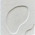 NANKAI Art Hand-Painted White Canvas Wall Art Abstract Thick Texture Oil Painting Modern Minimalist Art Home Wall Decoration Painting 24×24 inches