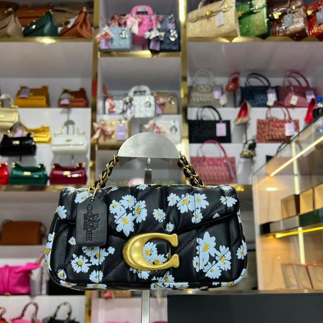 Coach Flowered MIDI Bag