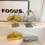 Mirror Face Clutch Bag