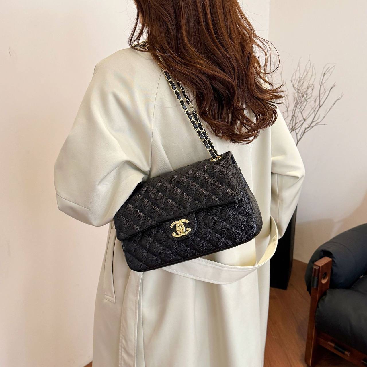 Channel Midi Handbag