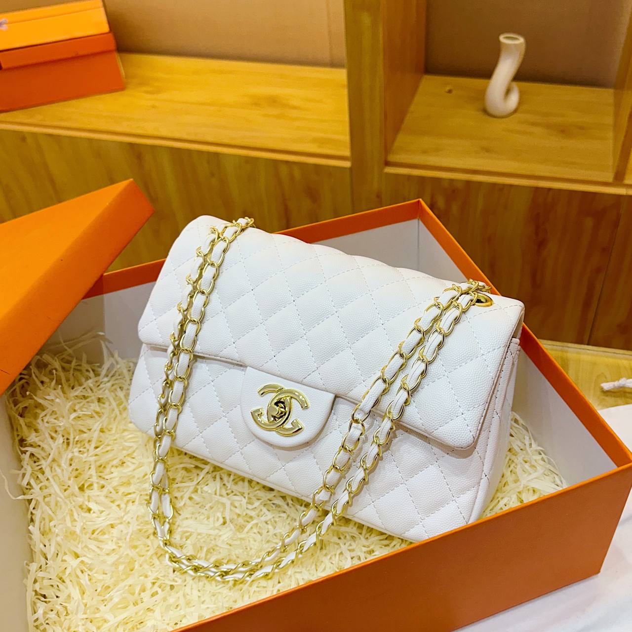 Channel Midi Handbag